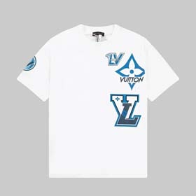 Louis Vuitton Summer Print Men's Short Sleeve LV T-Shirt(15 styles)-1811