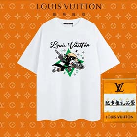 LV round neck pullover printed short sleeve men's T-shirt(15 styles)-1816