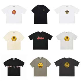 Drew Smiley face casual loose short sleeves-1835